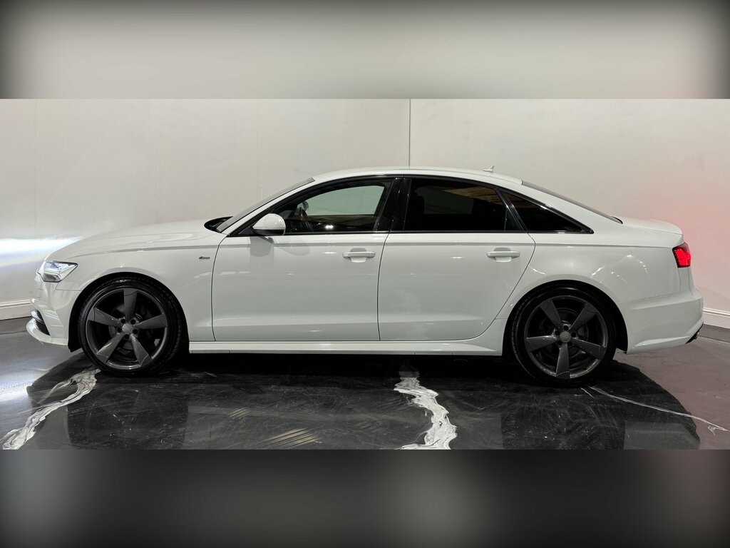 Audi A6 Saloon 2.0 Tdi Ultra Black Edition Saloon S Tr CE65JNK White #5