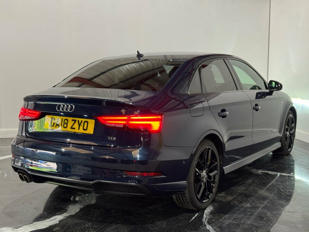 Audi A3 2.0 Tdi Black Edition Saloon S Tronic E DA18ZYO Blue #6