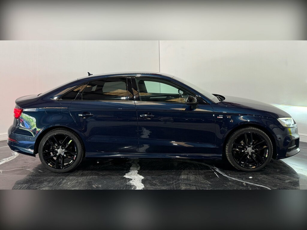 Audi A3 2.0 Tdi Black Edition Saloon S Tronic E DA18ZYO Blue #4