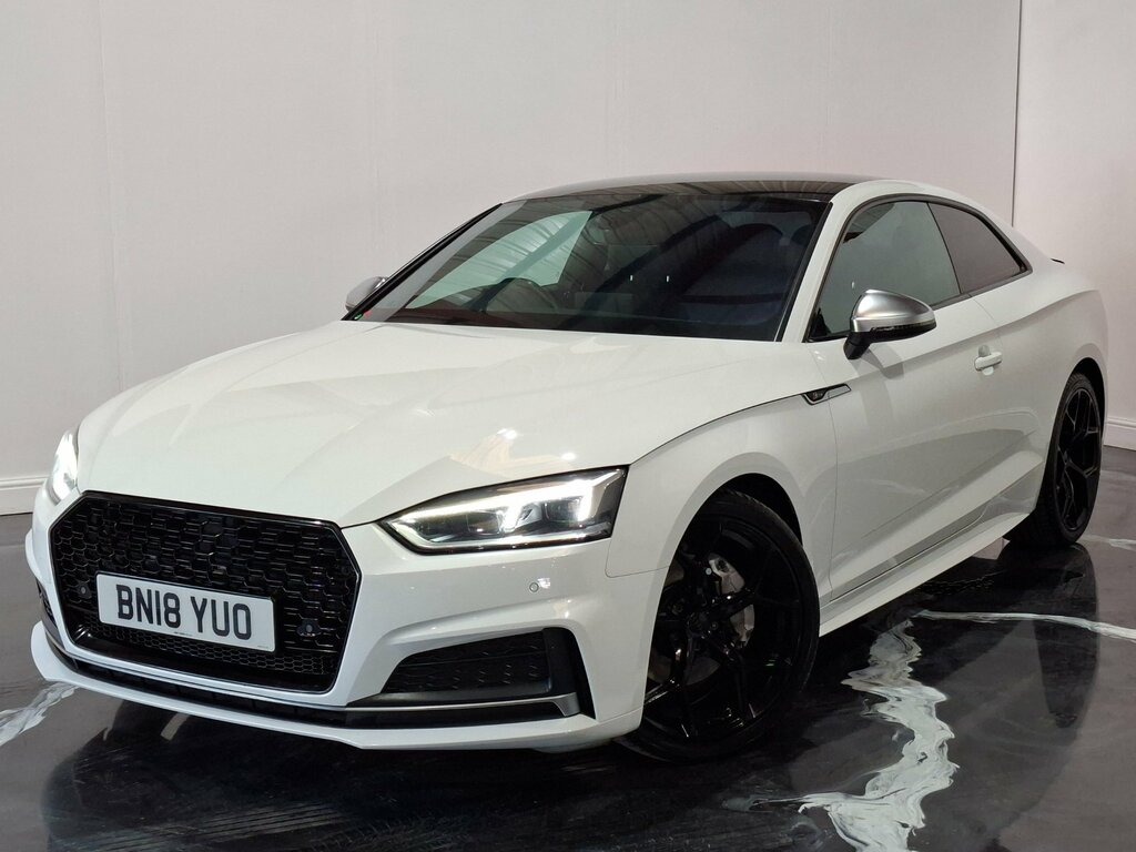 Audi A5 2.0 Tdi Ultra S Line Coupe Euro BN18YUO White #3