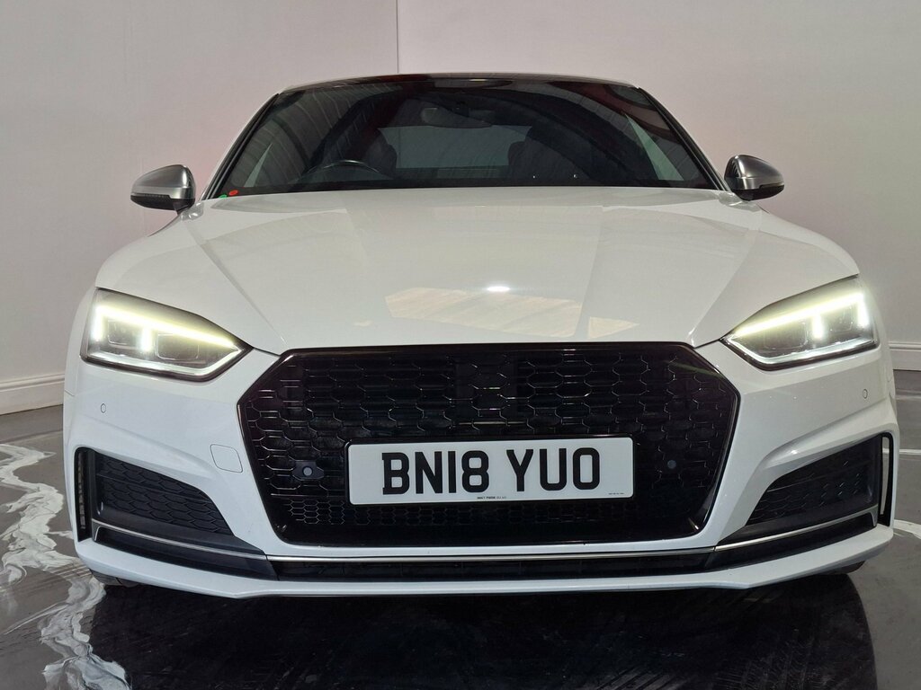 Audi A5 2.0 Tdi Ultra S Line Coupe Euro BN18YUO White #2