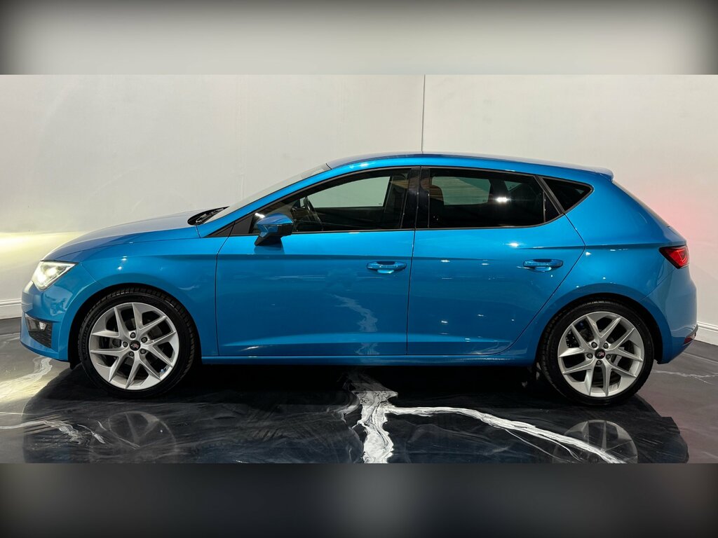 Seat Leon 2.0 Tdi Fr Technology Hatchback KS66OMF Blue #5