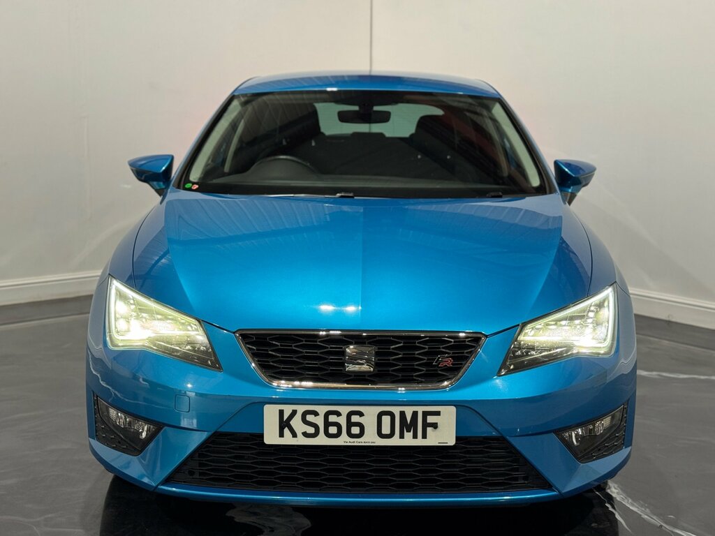Seat Leon 2.0 Tdi Fr Technology Hatchback KS66OMF Blue #2