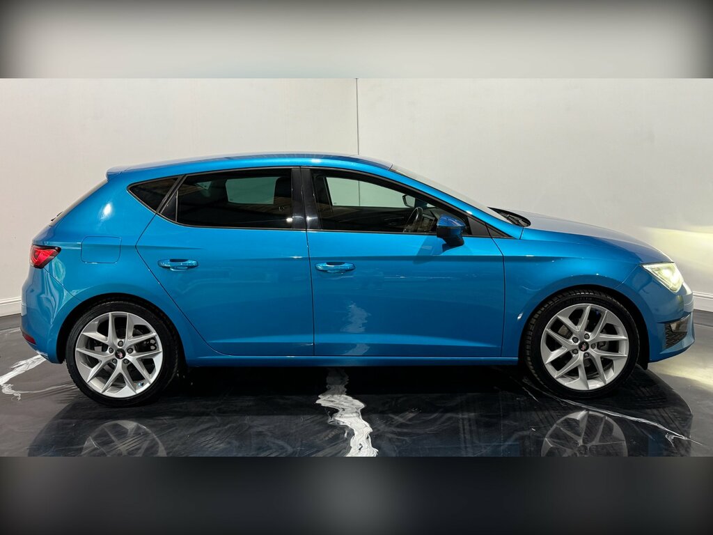 Seat Leon 2.0 Tdi Fr Technology Hatchback KS66OMF Blue #4