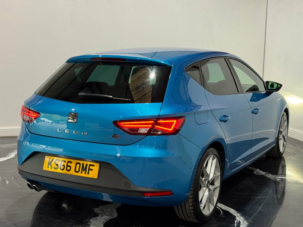 Seat Leon 2.0 Tdi Fr Technology Hatchback KS66OMF Blue #6