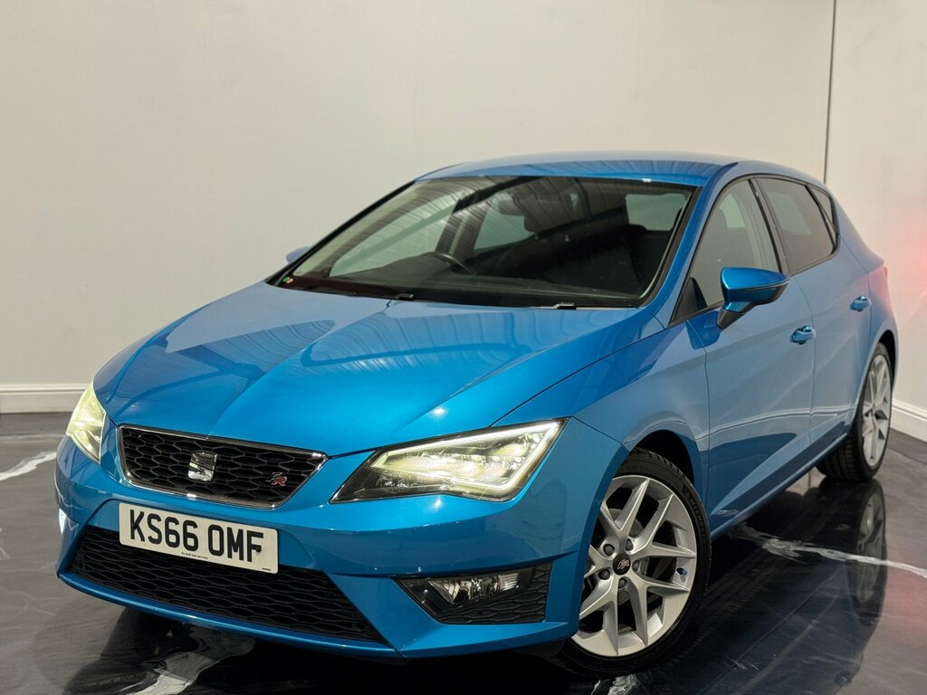 Seat Leon 2.0 Tdi Fr Technology Hatchback KS66OMF Blue #3