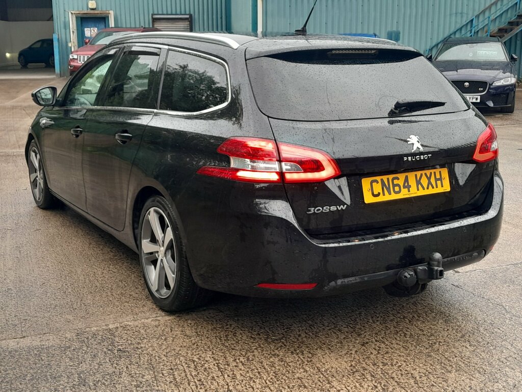 Peugeot 308 SW 1.6 E-hdi Allure Estate Euro 5 Black #6