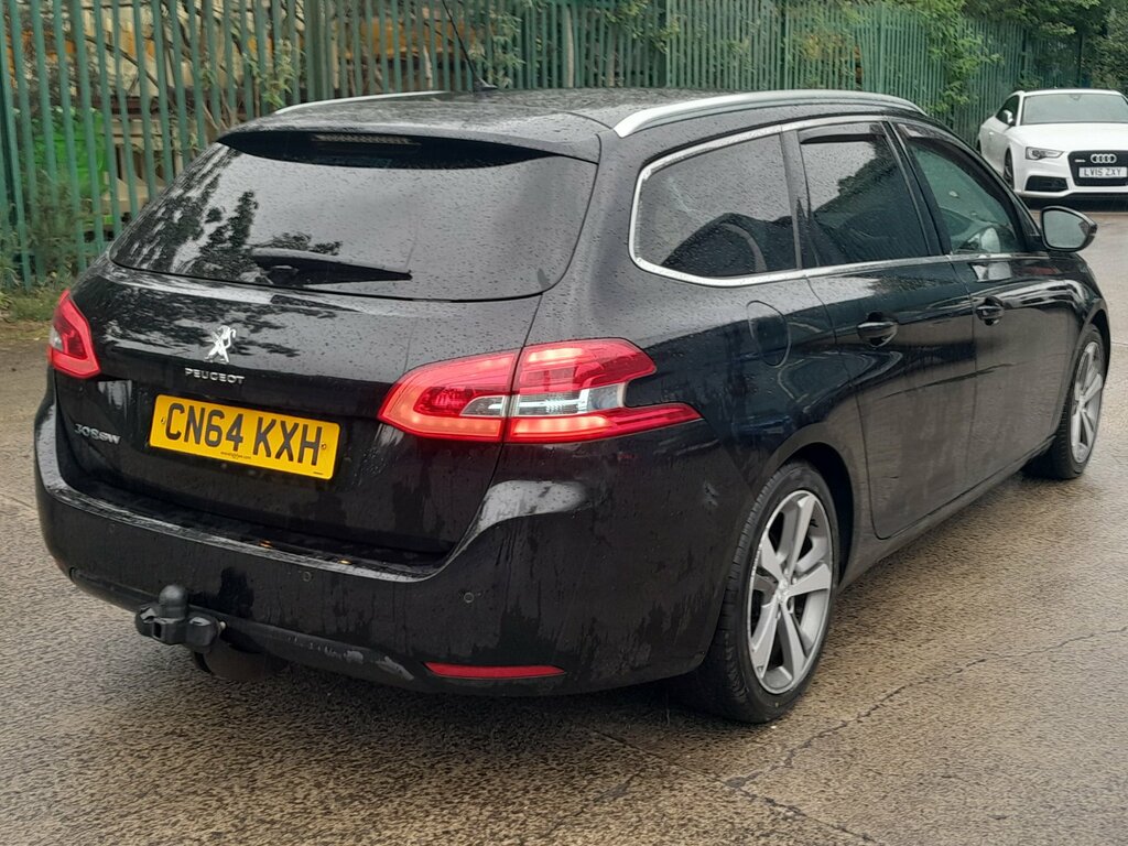 Peugeot 308 SW 1.6 E-hdi Allure Estate Euro 5 Black #4