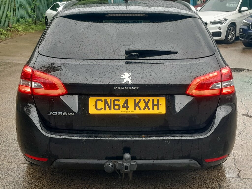 Peugeot 308 SW 1.6 E-hdi Allure Estate Euro 5 Black #5