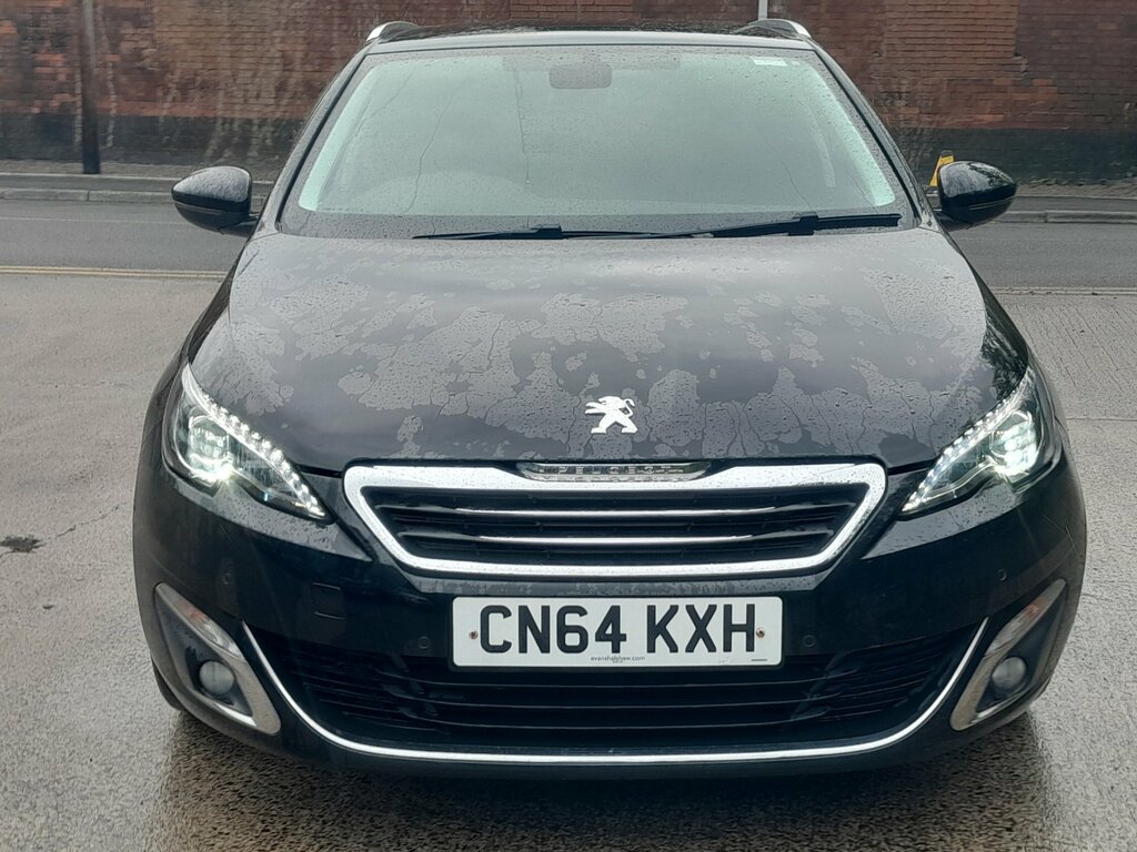 Peugeot 308 SW 1.6 E-hdi Allure Estate Euro 5 Black #2