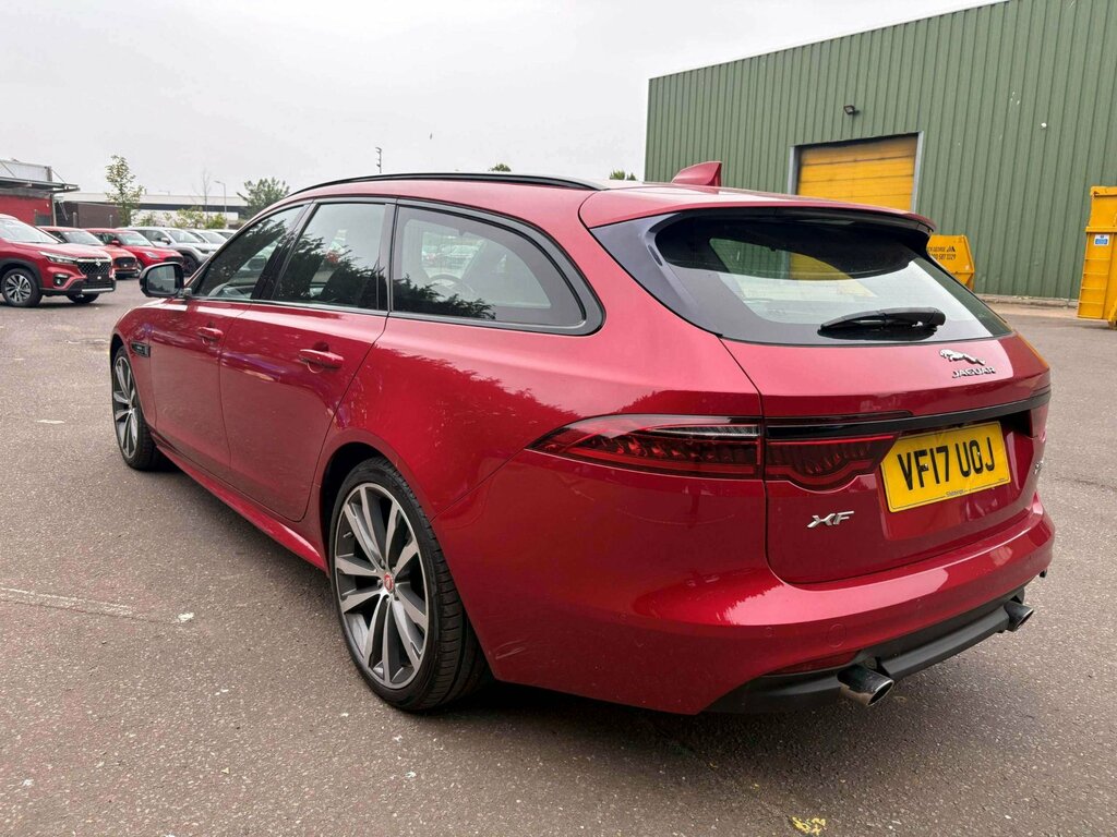 Jaguar XF 2.0D R-sport Sportbrake Awd Euro 6 Red #4
