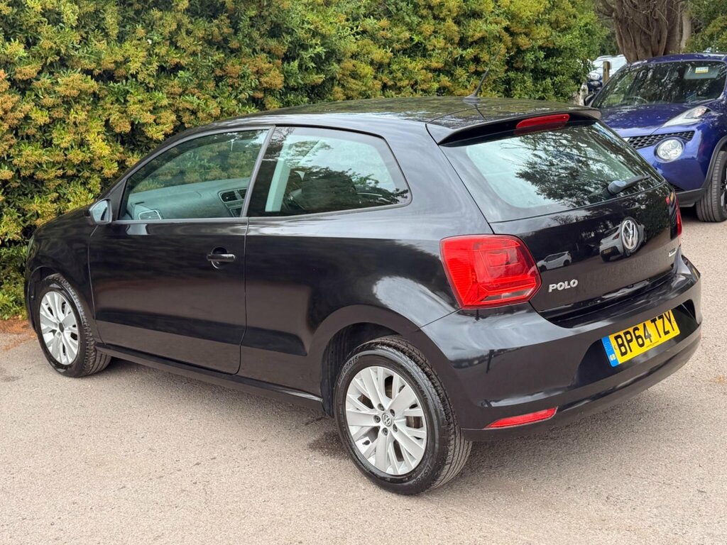 Volkswagen Polo 1.0 Bluemotion Tech Se Euro 6 Ss BP64TZY Black #3