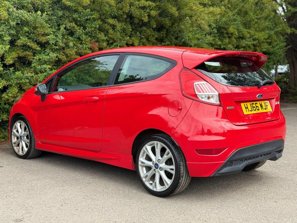 Ford Fiesta 1.0T Ecoboost Zetec S Euro 6 Ss HJ66WJF Red #6