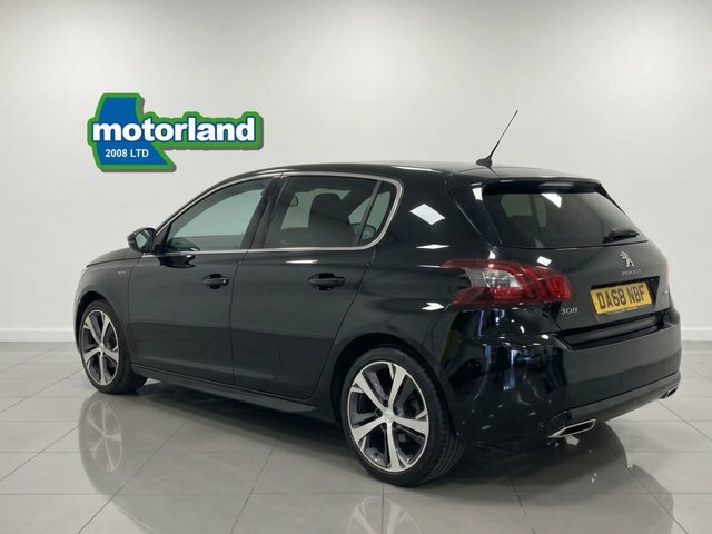 Peugeot 308 Bluehdi Gt Line Hatchback DA68NBF Black #4