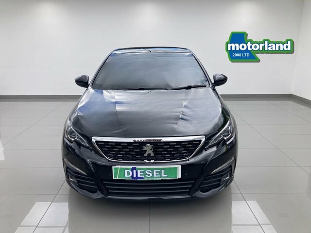 Peugeot 308 Bluehdi Gt Line Hatchback DA68NBF Black #2