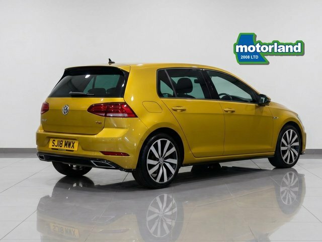 Volkswagen Golf Tsi Evo R-line Hatchback SJ18MWX Yellow #6