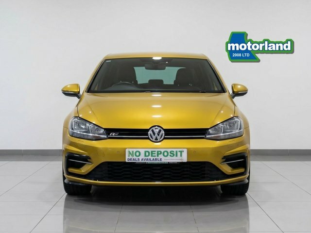 Volkswagen Golf Tsi Evo R-line Hatchback SJ18MWX Yellow #2