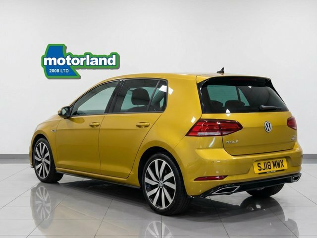 Volkswagen Golf Tsi Evo R-line Hatchback SJ18MWX Yellow #4