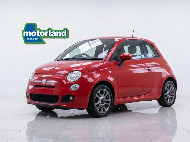 Fiat 500 S Hatchback Red #3