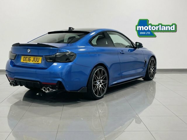 BMW 4 Series Gran Coupe 420D M Sport Coupe Blue #6
