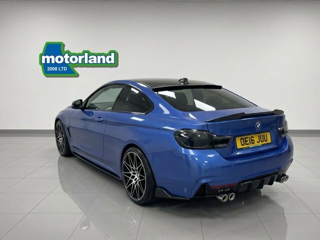 BMW 4 Series Gran Coupe 420D M Sport Coupe Blue #4