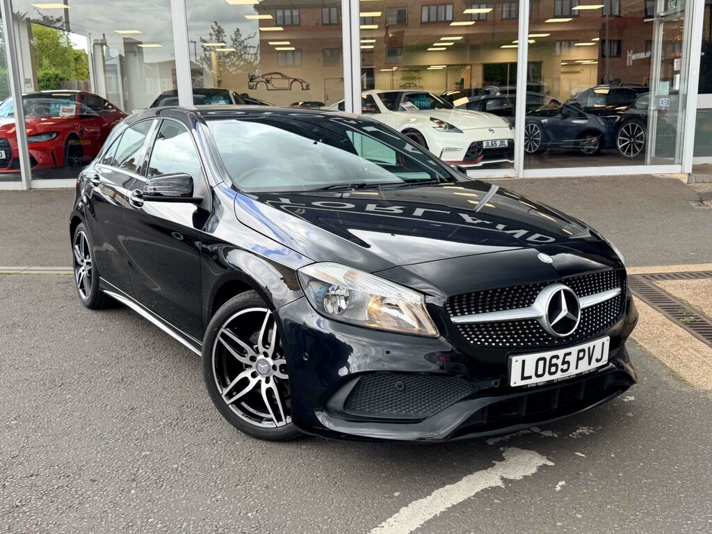 Mercedes-Benz A Class A220d Amg Line White #1