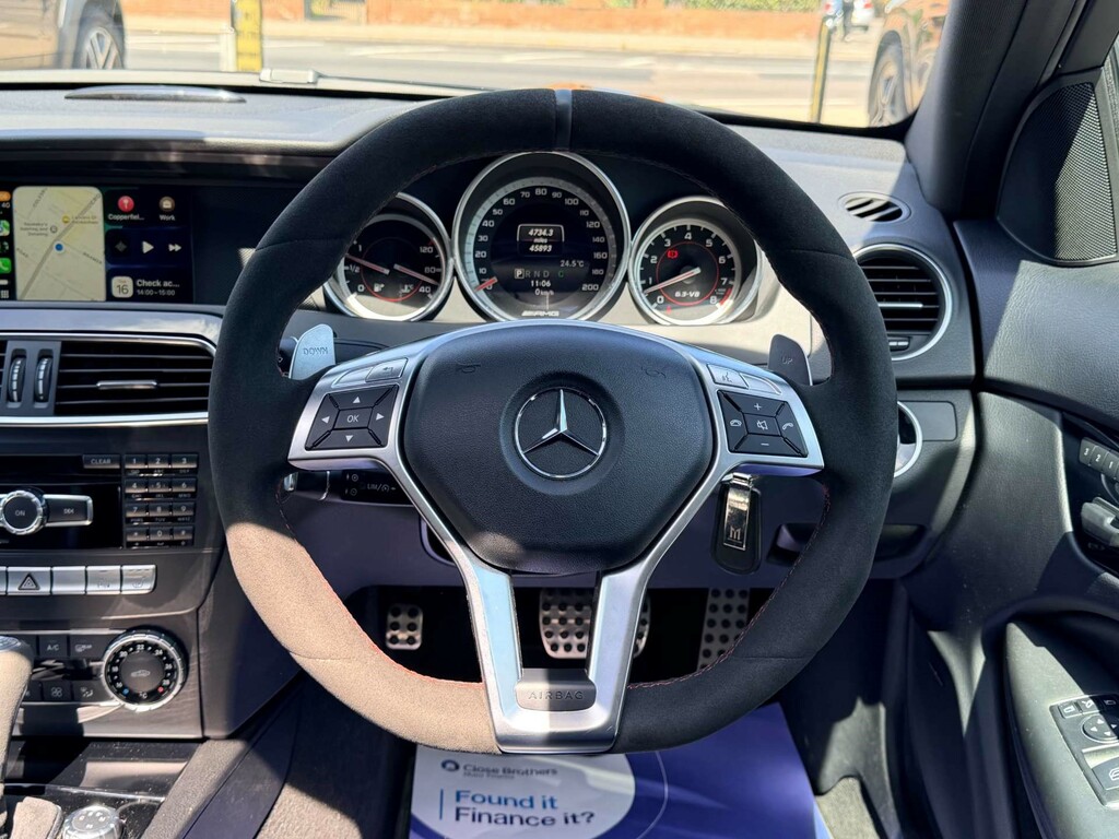 Mercedes-Benz C Class C63 Amg Black #16