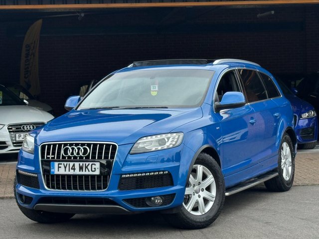 Audi Q7 2014 3.0 Tdi V6 S Line Plus Tiptronic Quattro Euro FY14WKG Blue #2