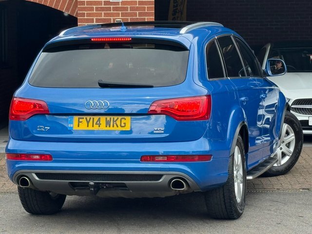 Audi Q7 2014 3.0 Tdi V6 S Line Plus Tiptronic Quattro Euro FY14WKG Blue #4