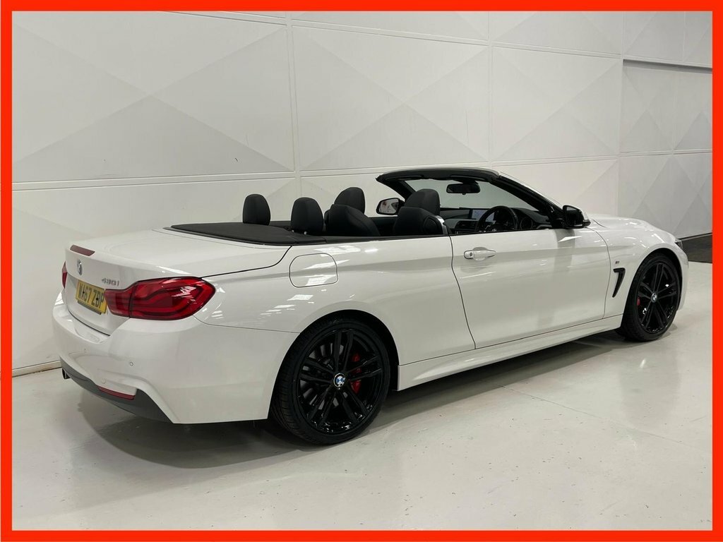 BMW 4 Series 2.0 430I M Sport Convertible Euro White #3
