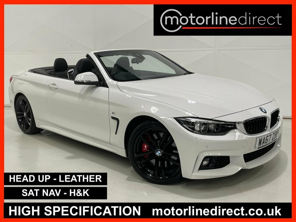 BMW 4 Series 2.0 430I M Sport Convertible Euro White
