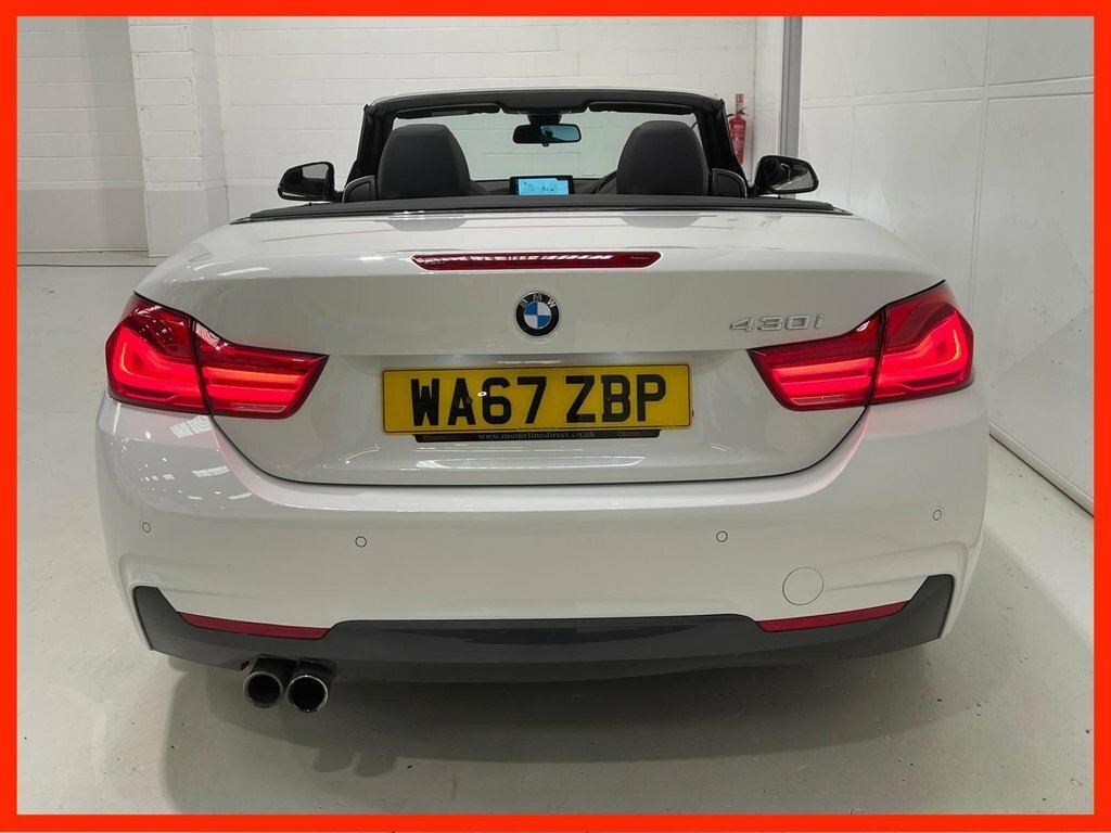 BMW 4 Series 2.0 430I M Sport Convertible Euro White #4
