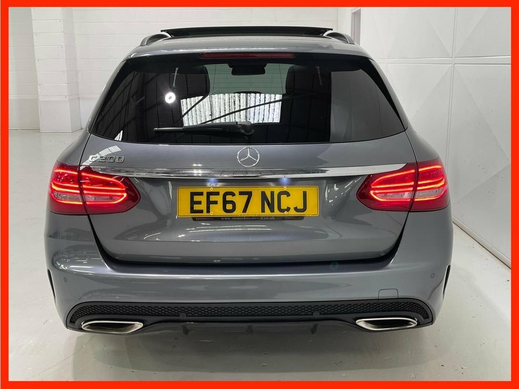 Mercedes-Benz C Class 2.0 C200 Amg Line Premium Plus Estate EF67NCJ Grey #4
