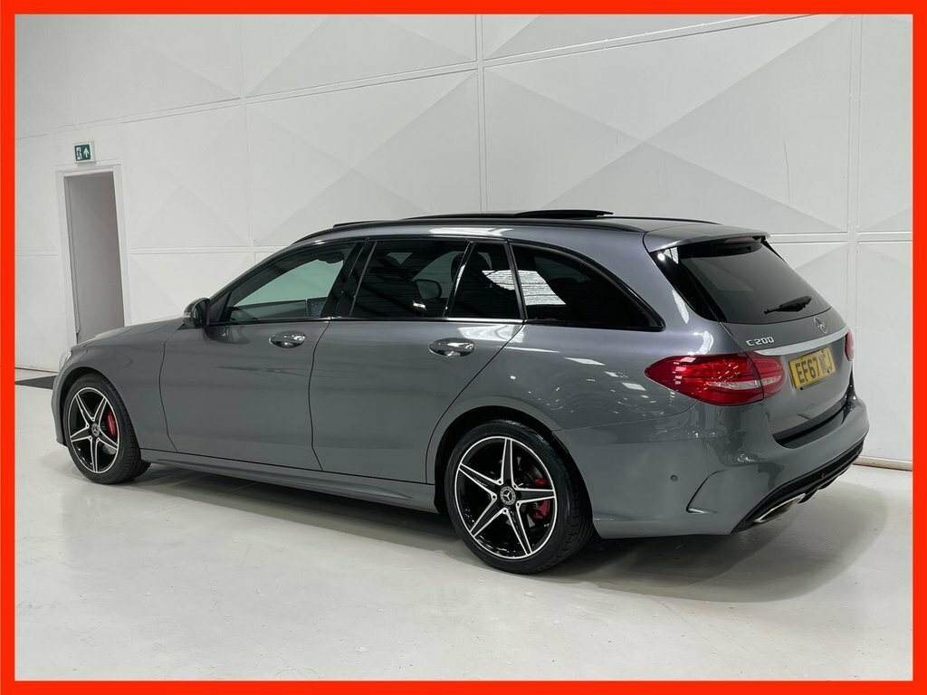Mercedes-Benz C Class 2.0 C200 Amg Line Premium Plus Estate EF67NCJ Grey #5