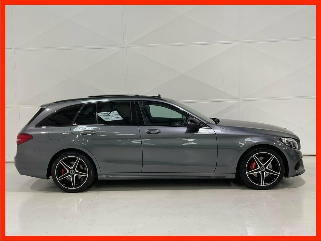 Mercedes-Benz C Class 2.0 C200 Amg Line Premium Plus Estate EF67NCJ Grey #2