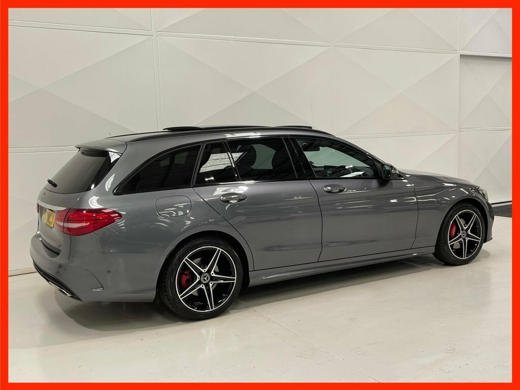 Mercedes-Benz C Class 2.0 C200 Amg Line Premium Plus Estate EF67NCJ Grey #3