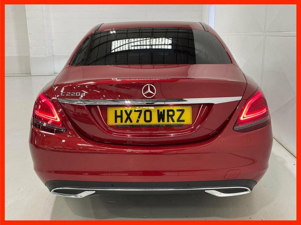 Mercedes-Benz C Class 2.0 C220d Sport Edition Premium Saloon Diese HX70WRZ Red #3