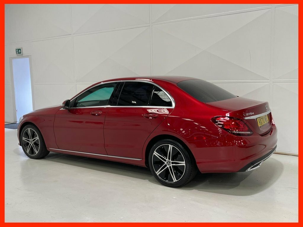 Mercedes-Benz C Class 2.0 C220d Sport Edition Premium Saloon Diese HX70WRZ Red #4