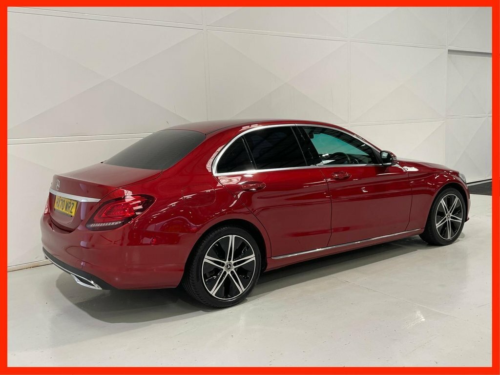 Mercedes-Benz C Class 2.0 C220d Sport Edition Premium Saloon Diese HX70WRZ Red #2