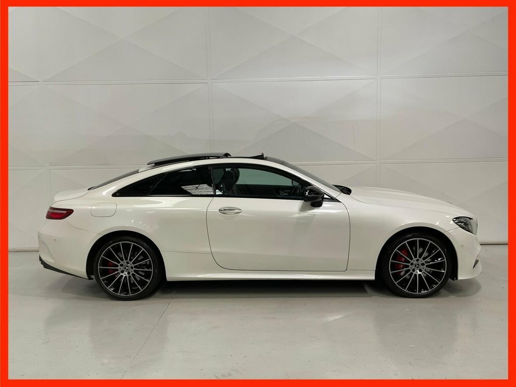 Mercedes-Benz E Class 3.0 E450 V6 Amg Line Premium Plus Coupe Petr DS19NYP White #2