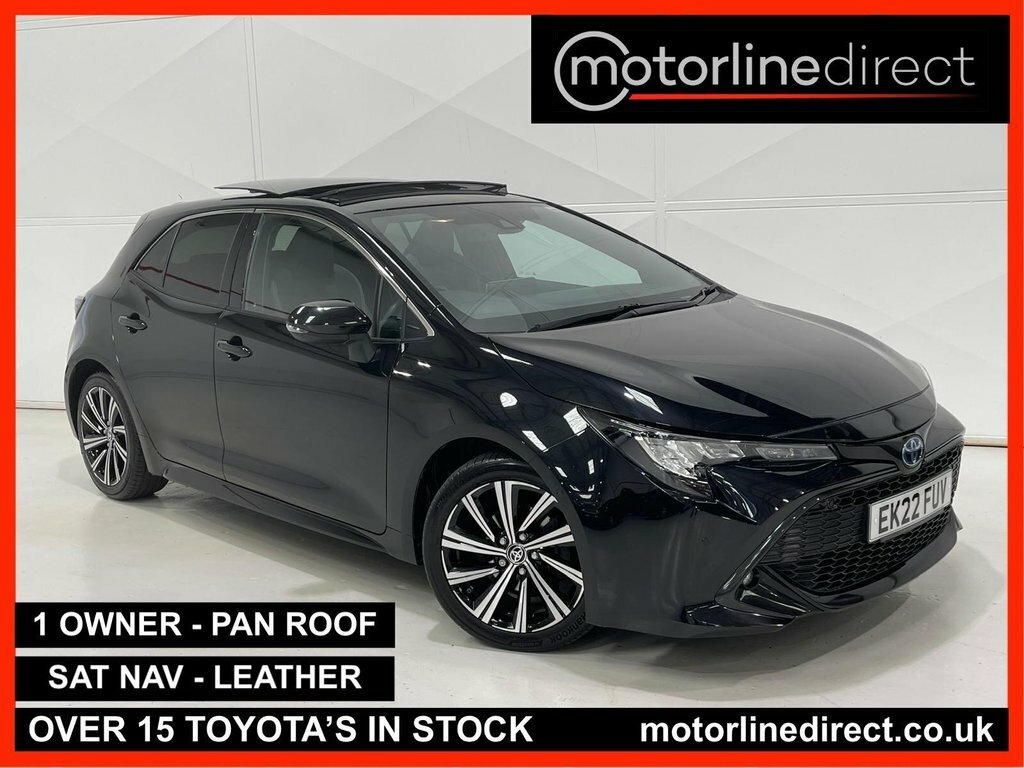Toyota Corolla 1.8 Vvt-h Gpf Design Hatchback Hybrid C Black