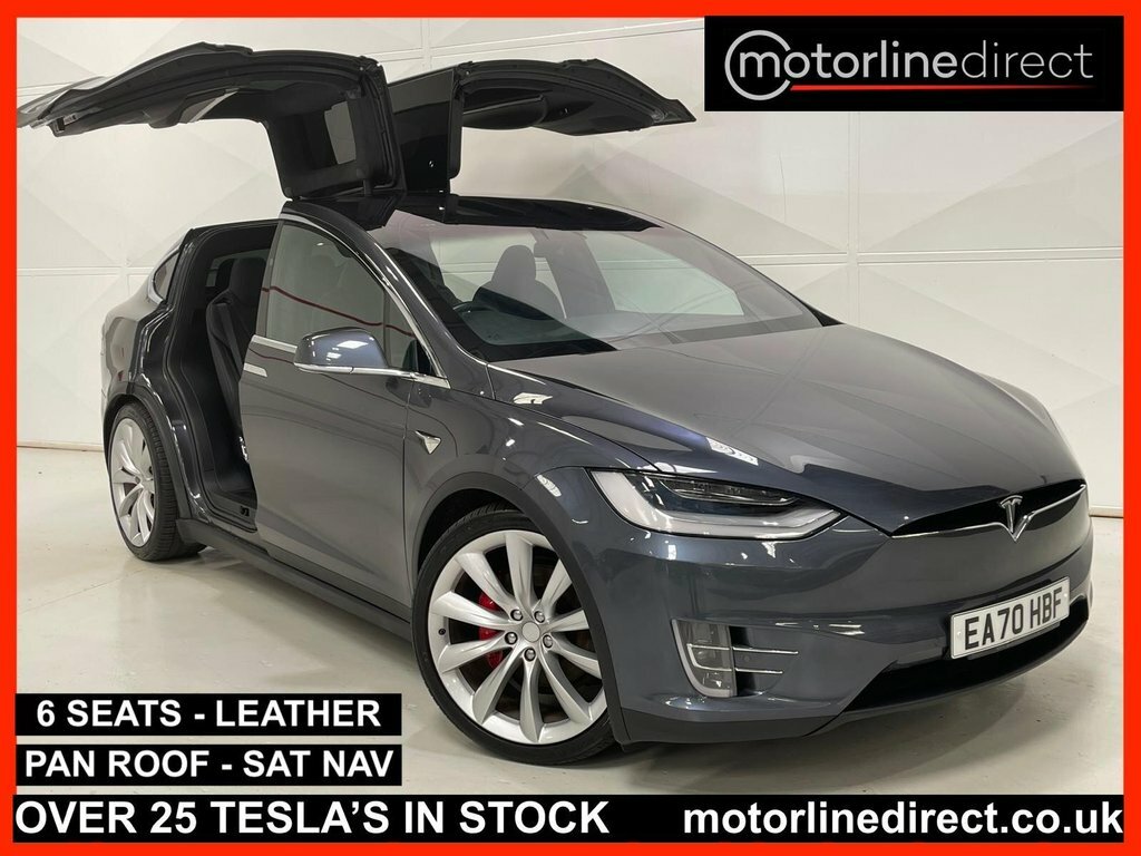 Tesla Model X Dual Motor Performance Suv 4Wd Silver