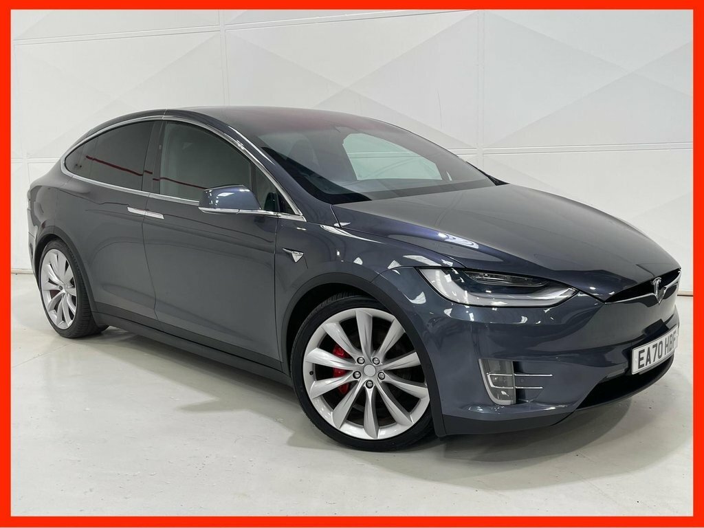 Tesla Model X Dual Motor Performance Suv 4Wd Silver #4