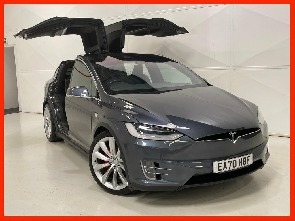 Tesla Model X Dual Motor Performance Suv 4Wd Silver #3
