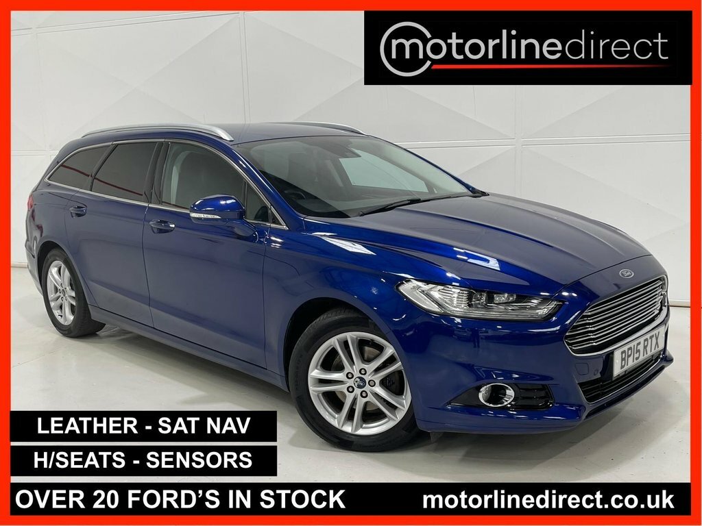 Ford Mondeo 2.0 Tdci Titanium Estate Powershift Eur Blue
