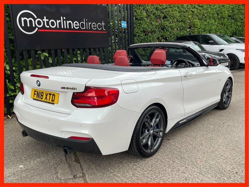BMW 2 Series 3.0 M240i Convertible Euro 6 S S White #3