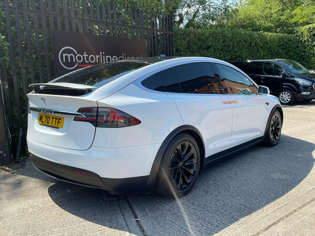 Tesla Model X Dual Motor Long Range Suv 4Wde White #5