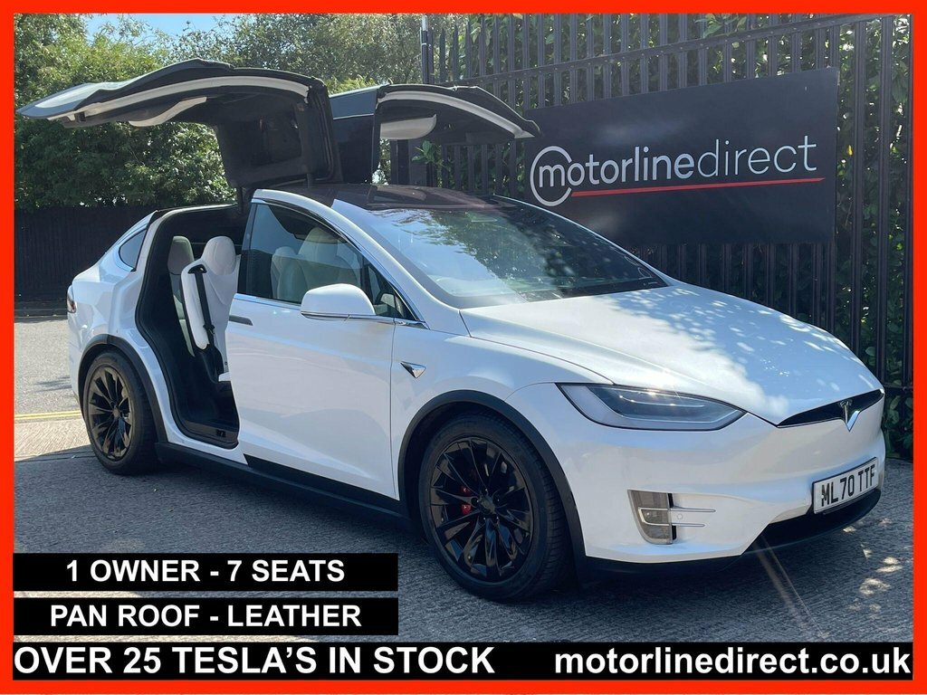 Tesla Model X Dual Motor Long Range Suv 4Wde White