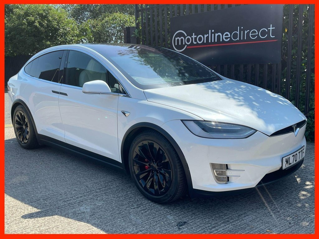 Tesla Model X Dual Motor Long Range Suv 4Wde White #3