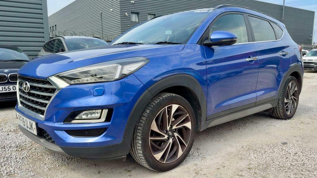 Hyundai Tucson 1.6 Crdi Premium Se Dct Euro 6 Ss Blue #5